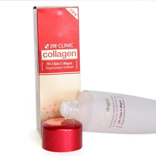 Nước hoa hồng dưỡng trắng, cấp ẩm 3W CLINIC COLLAGEN REGENERATION SOFTENER 150ML