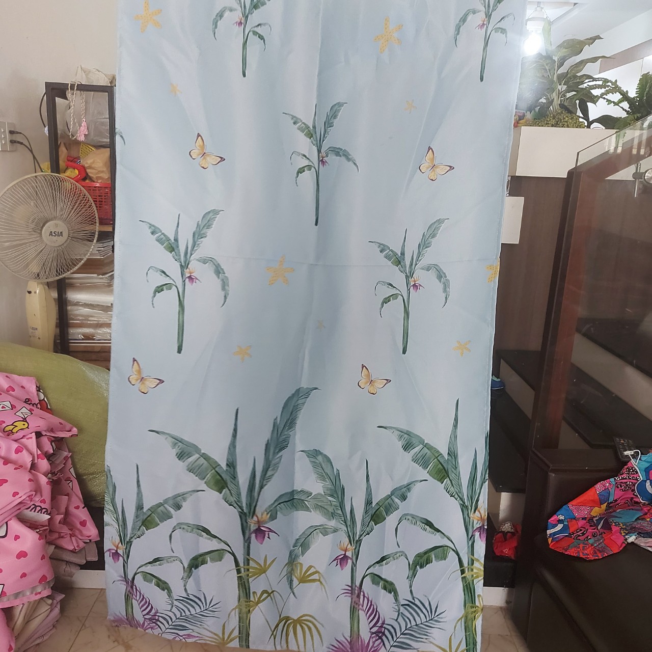 RÈM CỬA CÂY CHUÔI SIZE 1M NGANG X 2M CAO (  1 TẤM )