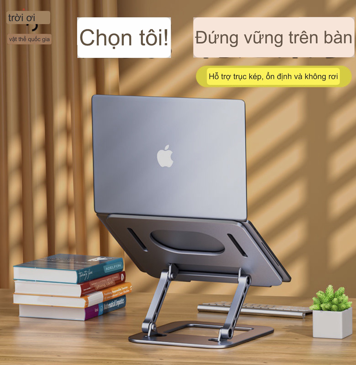 Giá đỡ Laptop , Máy Tính  NP-T4 Hợp Kim Nhôm Cao Cấp - Hàng chính hãng