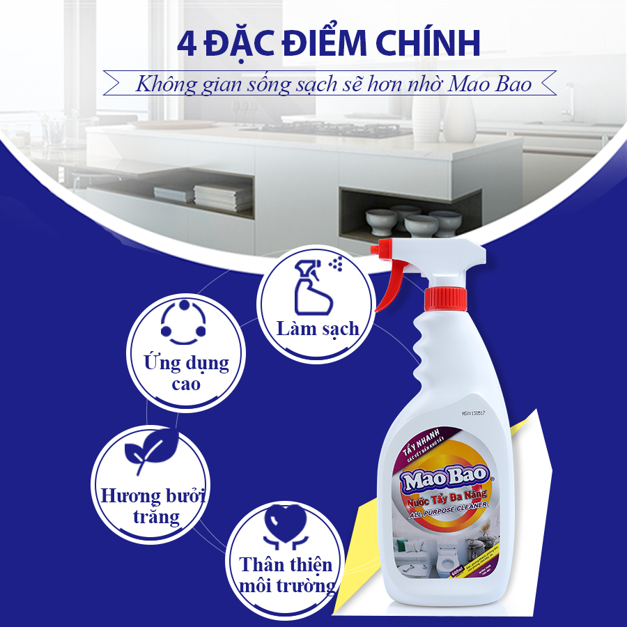 Nước Tẩy Đa Năng Túi 600ml