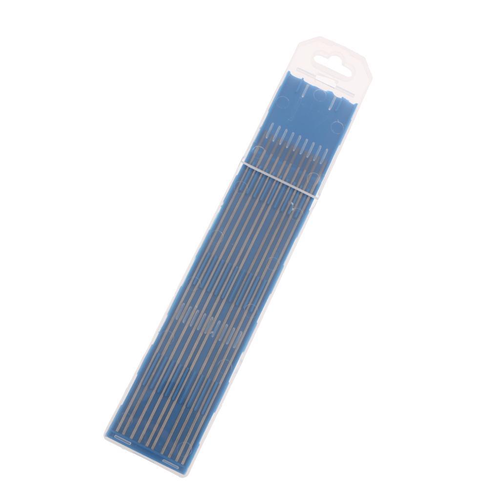 10 Pieces WT20 1/16 x5.9inch 2% Thoriated Red Tungsten Electrodes Welding Tig Rods