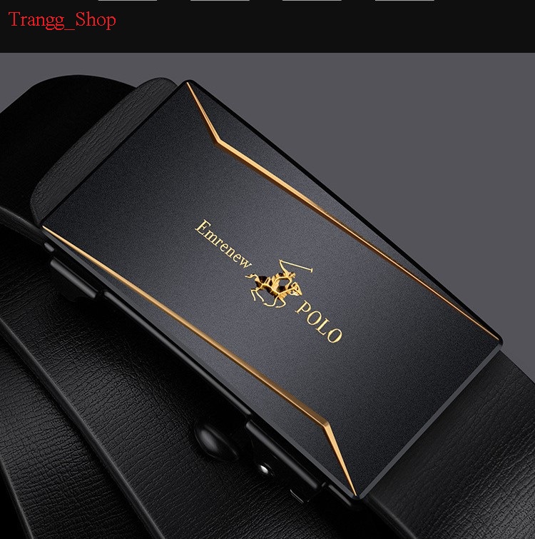 Thắt lưng da nam cao cấp- dây nịt da bò 2 lớp EMRENEW -Full hộp đựng cao cấp-BH 12 tháng