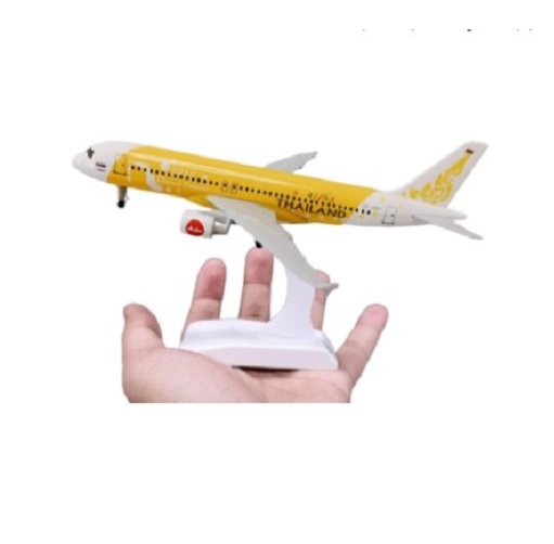 Mô hình máy bay Thailand Amazing A320 20cm có bánh xe