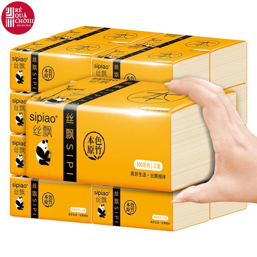 Giấy ăn gấu trúc thùng 30 gói hàng loại 1 siêu tiết kiệm ( 300 tờ/gói) ~ Mã : 013