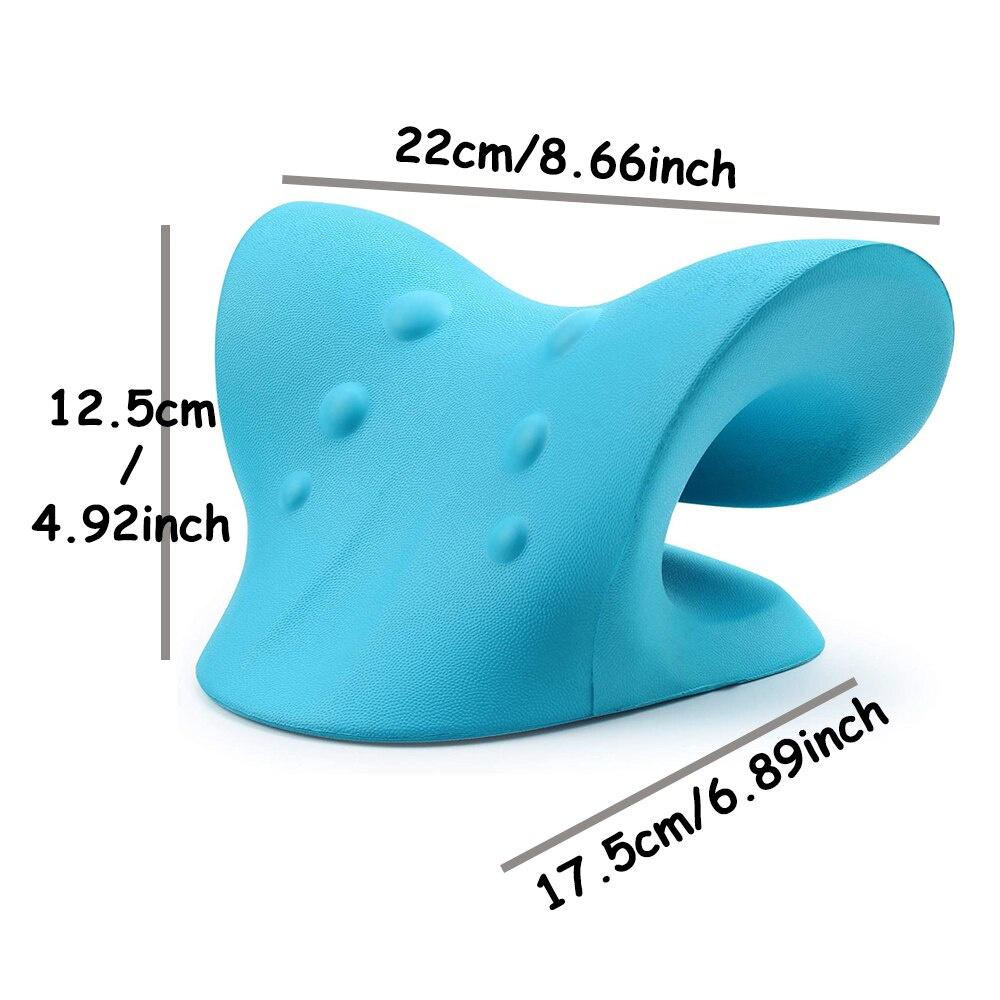 Neck Shoulder Relaxation Massage Pillow Cervical Spine Alignment Protection Pain Relief Relaxer Tool Neck Shoulder Stretcher