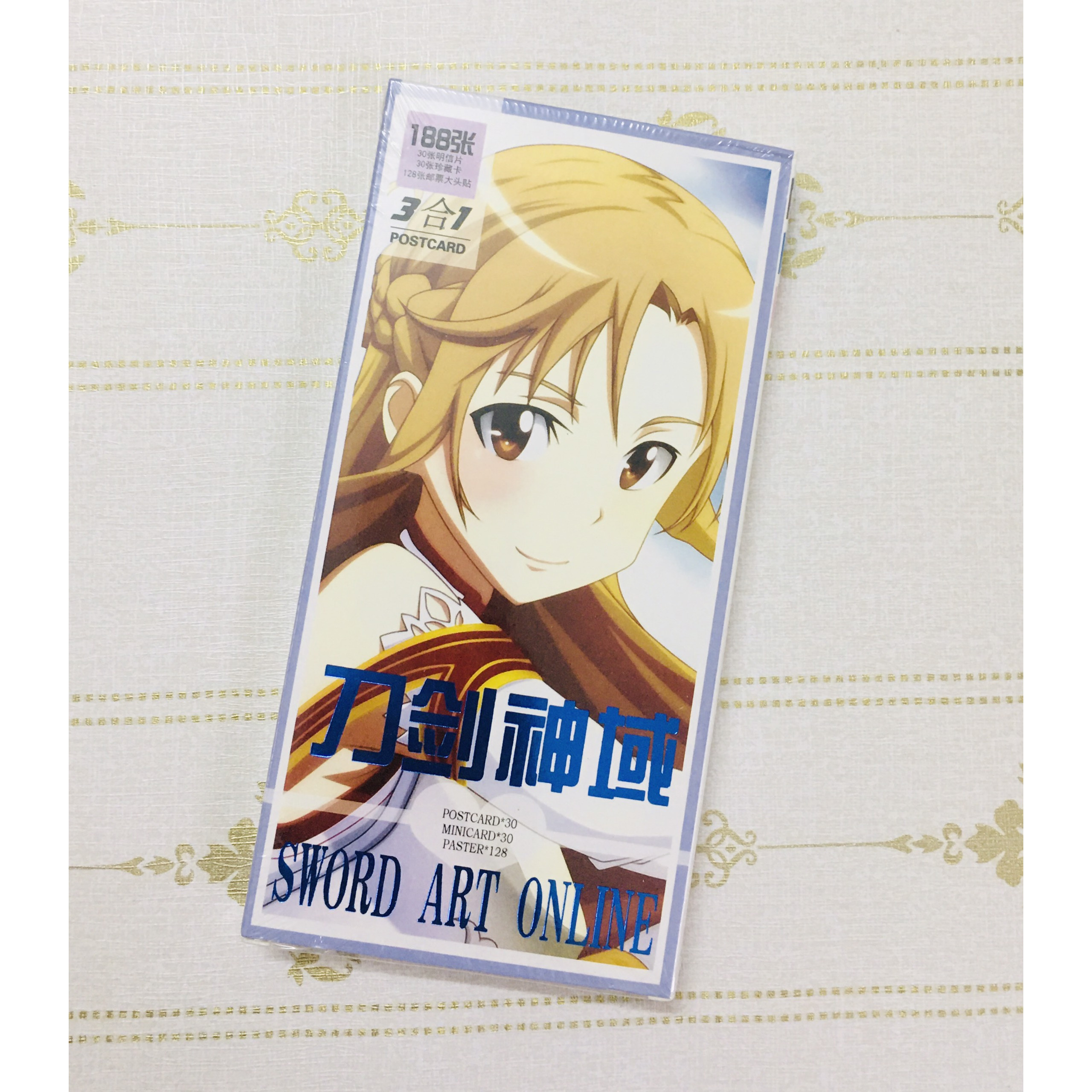 Postcard Sword Art Online hộp ảnh 188 ảnh to nhỏ ( mẫu ngẫu nhiên )