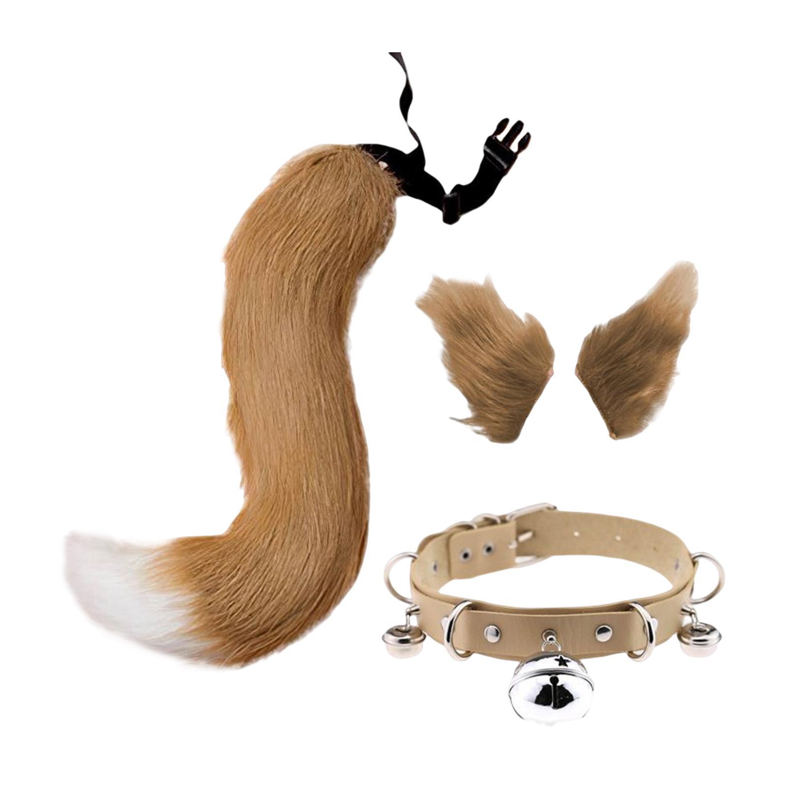 Anime Tail Leather Choker Girl Cosplay Costume Kits