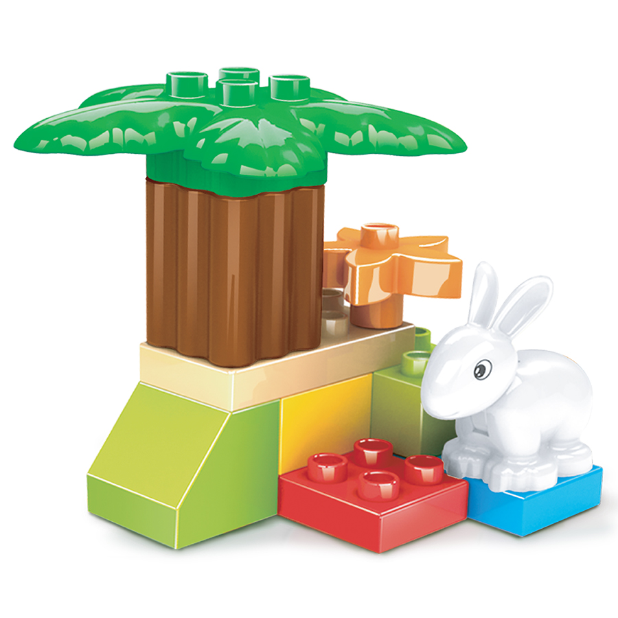 Đồ Chơi Lắp Ráp Junior Block Creative Bricks tiNiToy 202 (Ngôi Nhà)