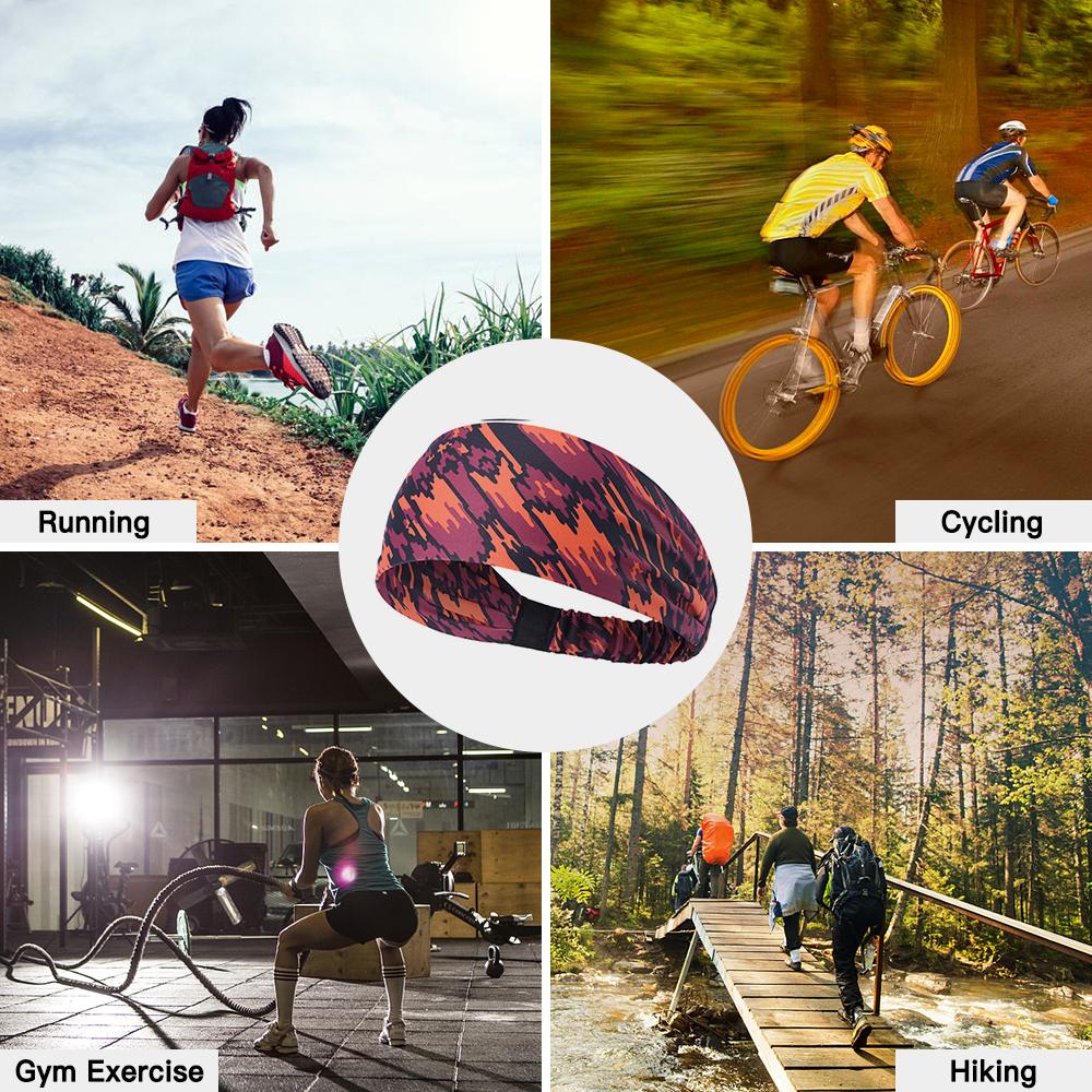 Sports Headband Quick Dry Sweatband Hair Band High Elastic Headband Hair Band Breathable Headband