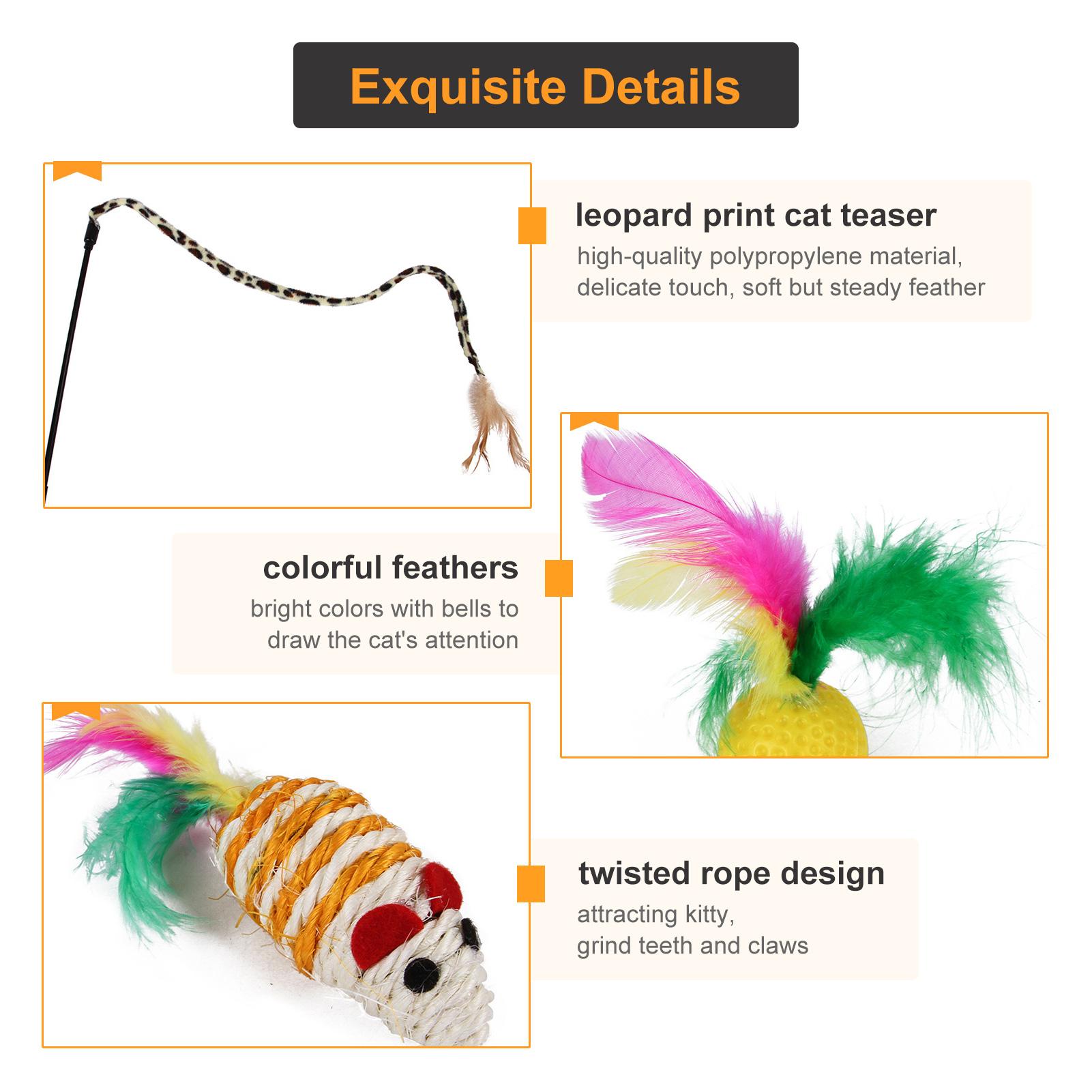 Bộ đồ chơi cho mèo siêu giá trị: Bộ đồ chơi 21 chiếc