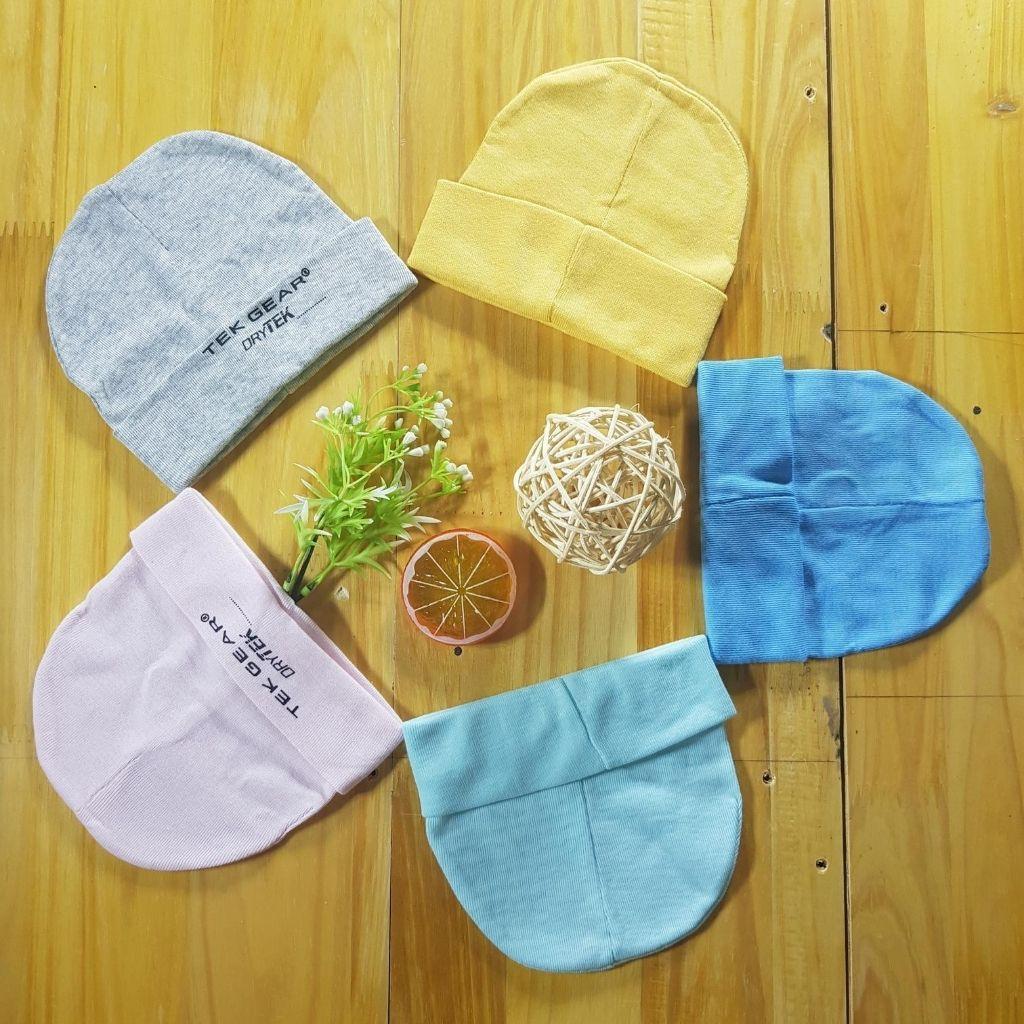 Mũ cotton tròn siêu mềm ấm cho bé trai gái sơ sinh, hàng đẹp – MU02