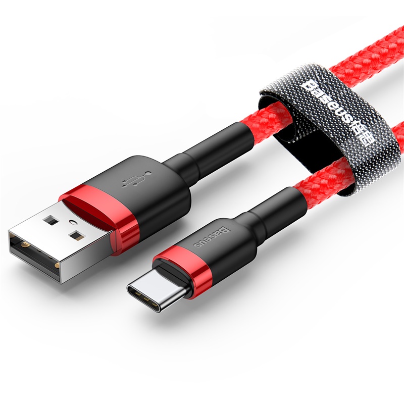 Cáp sạc nhanh, truyền dữ liệu tốc độ cao Baseus cafule Cable USB For Type-C 2A (Hàng chính hãng)