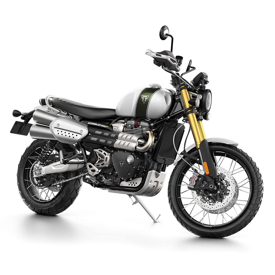 Xe Môtô Triumph Scrambler 1200 XE - Trắng Xanh