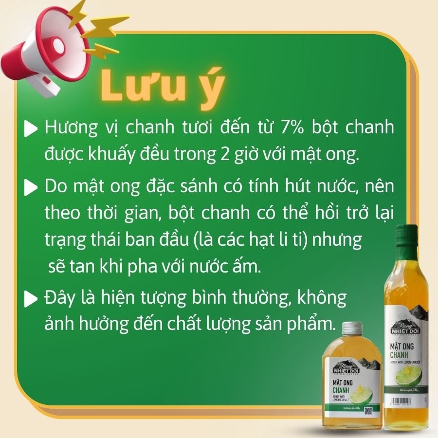 Mật ong Chanh - Honimore 500g - tiện lợi, giúp giảm cân, tăng đề kháng