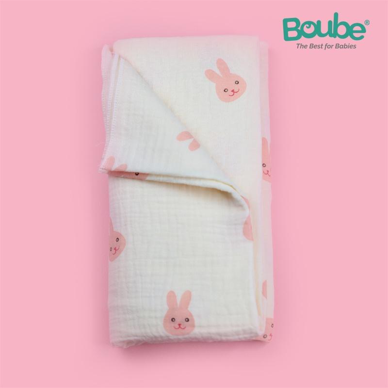 Khăn xô, khăn tắm cho trẻ sơ sinh và trẻ nhỏ loại lớn Boube - Chất liệu cotton mềm mại, hút ẩm tốt, an toàn cho bé