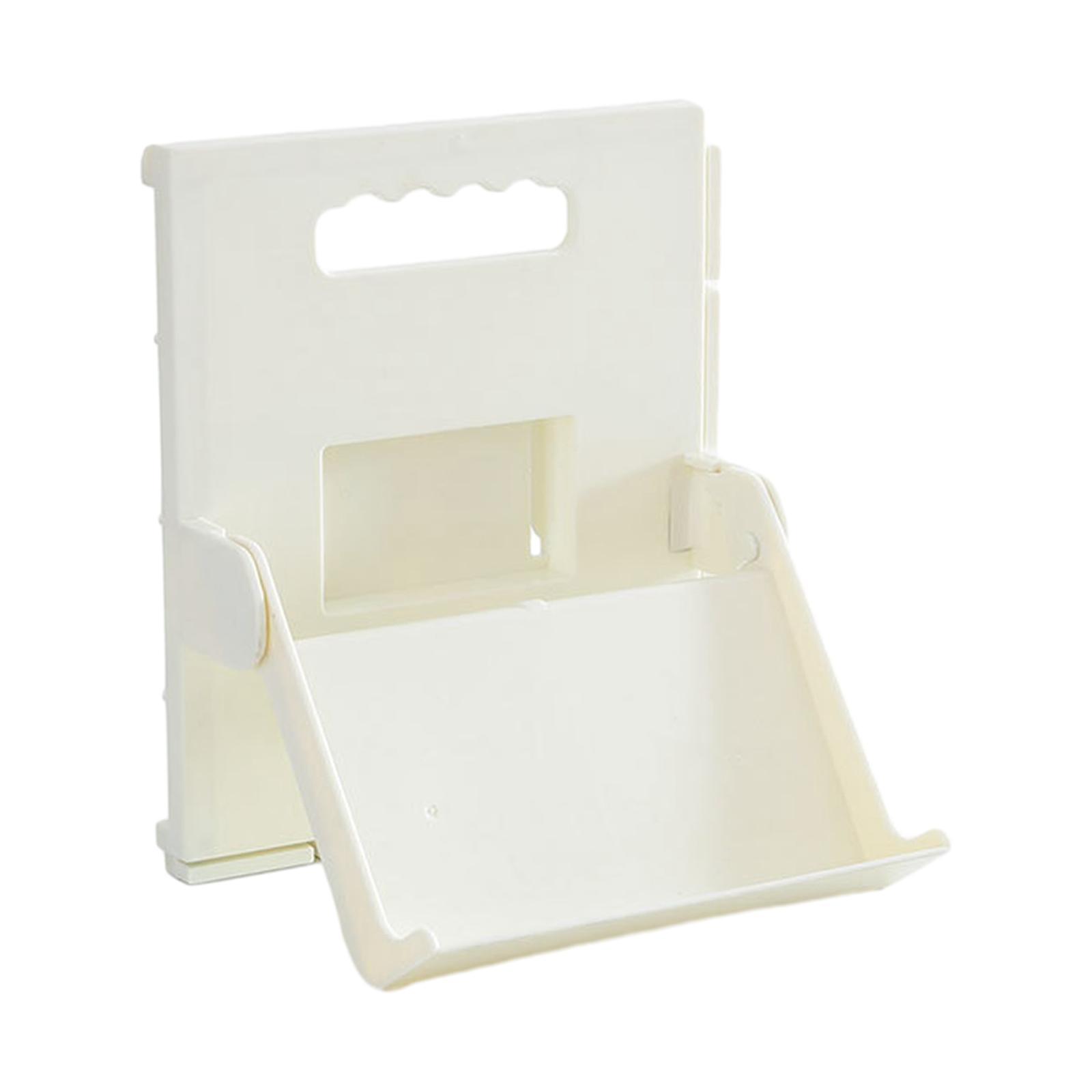 Shoe Storage Rack Shoe Organizer Wall Mount, Stackable Hanger Punch Free Narrow Shoe Shelf Folding Shoe Rack for Garage Door Bathroom Hallway