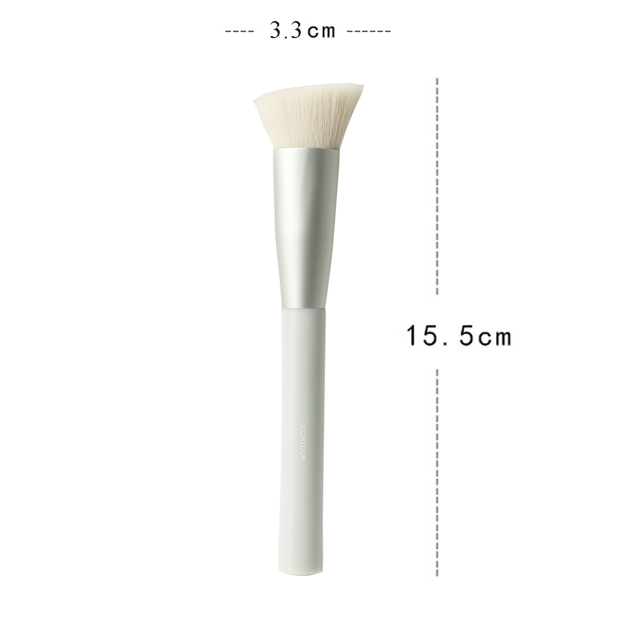 Cọ tạo khối Nhật Bản đầu vát phẳng Miniso Macaroon Series-Contour Brush chính hãng chuyên nghiệp ( màu xanh cẩm thạch ) - MNS089