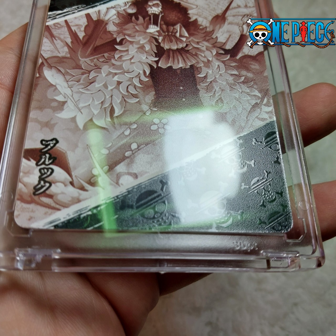 Brook OP01 SR09 Thẻ OnePiece nhạc sĩ xương băng mũ rơm Anime One Piece hiệu ứng phản quang 1459 NF4 1-24