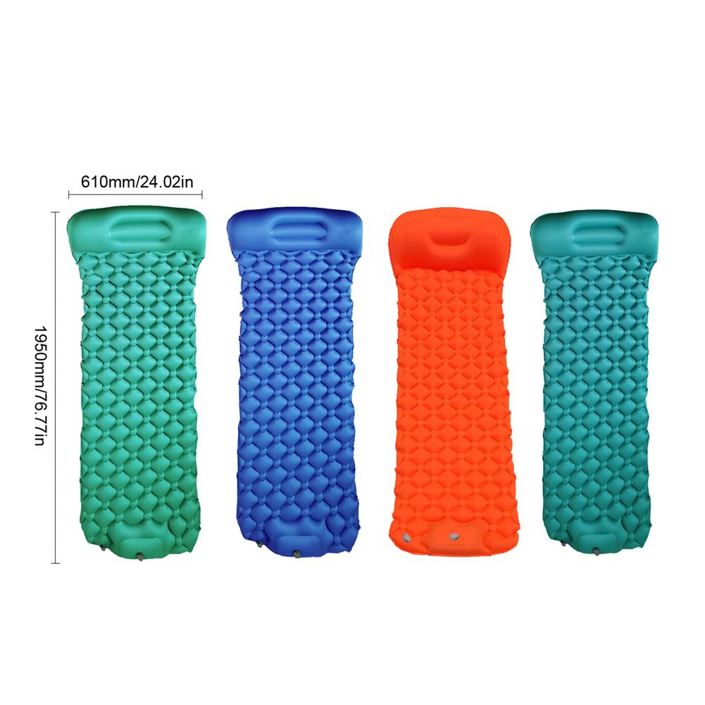 Thảm ngủ TPU PAD trại thảm bơm hơi với gối gấp làm giường siêu nhẹ