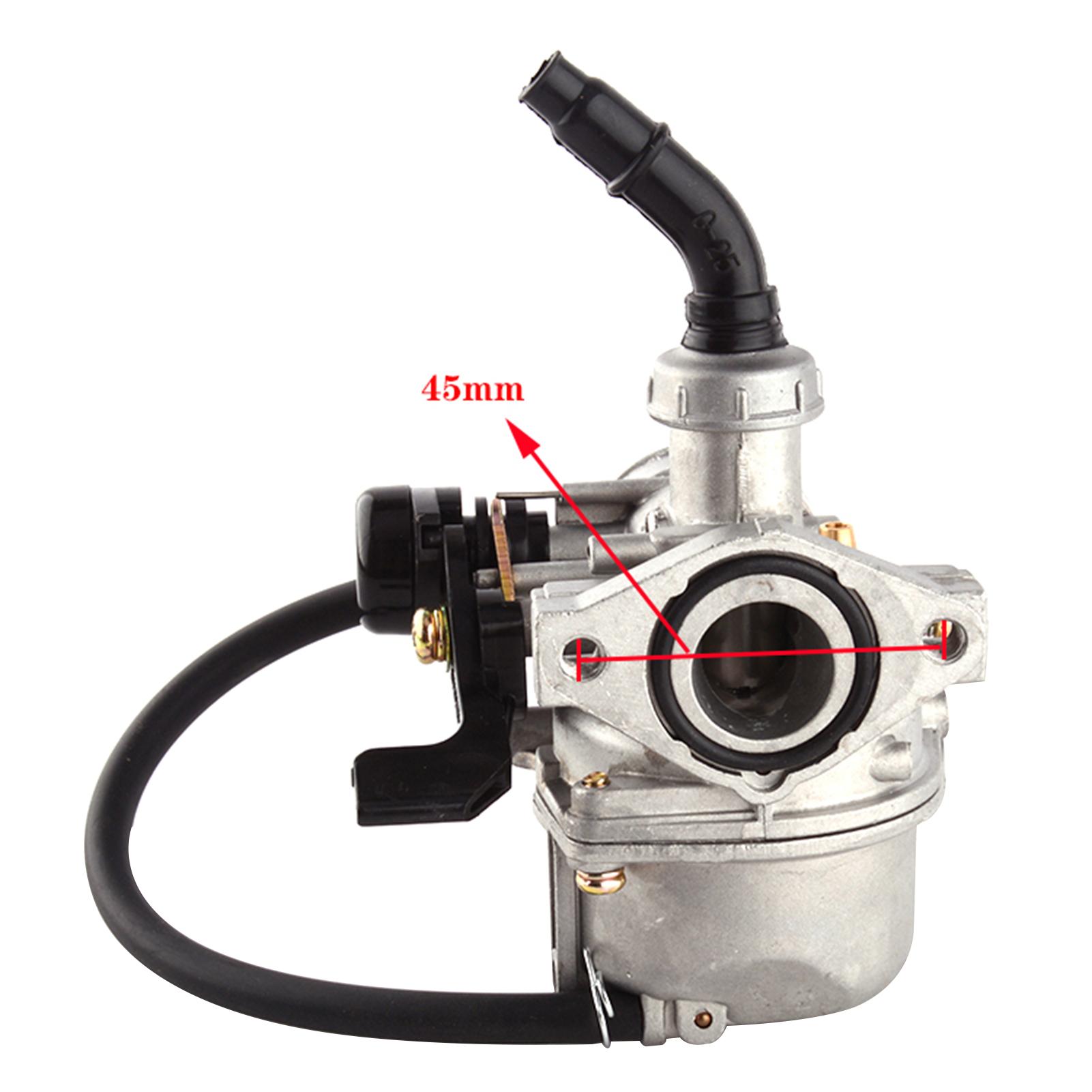 PZ19 Carburetor with Air Filter Fuel Filter for 50CC-125CC Dirt Bike ATV Scooter Moped