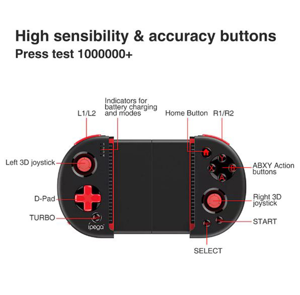 Tay cầm chơi game iPega PG-9087 - Hàng Nhập Khẩu