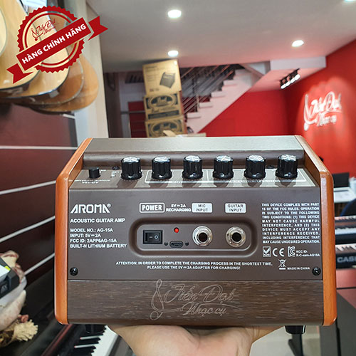 Ampli Guitar Acoustic Aroma AG10A, AG15A, AG26A - Hàng Chính Hãng