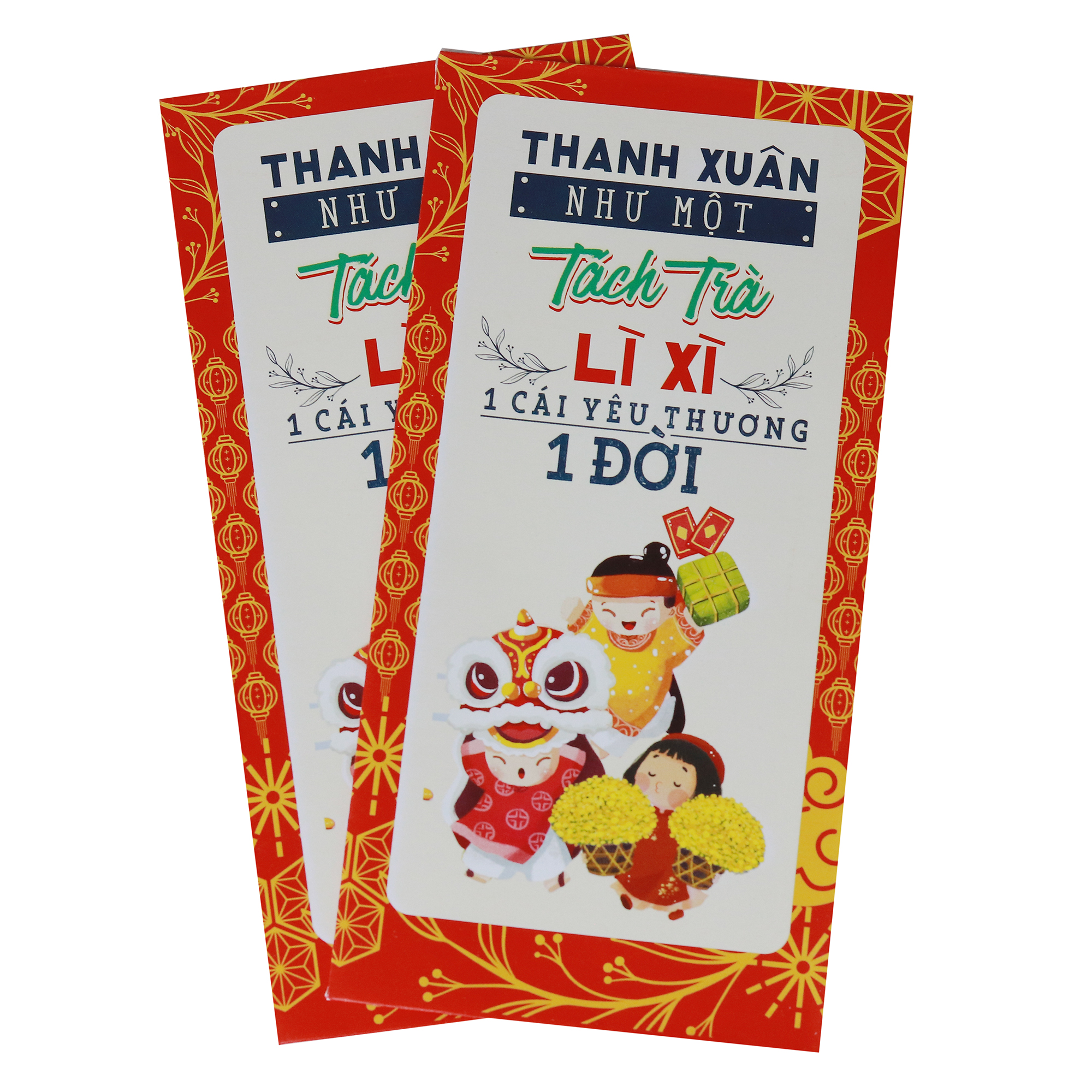 Bao Lì Xì Năm Mới - Lì Xì Một Cái Yêu Thương Một Đời (10 Cái)