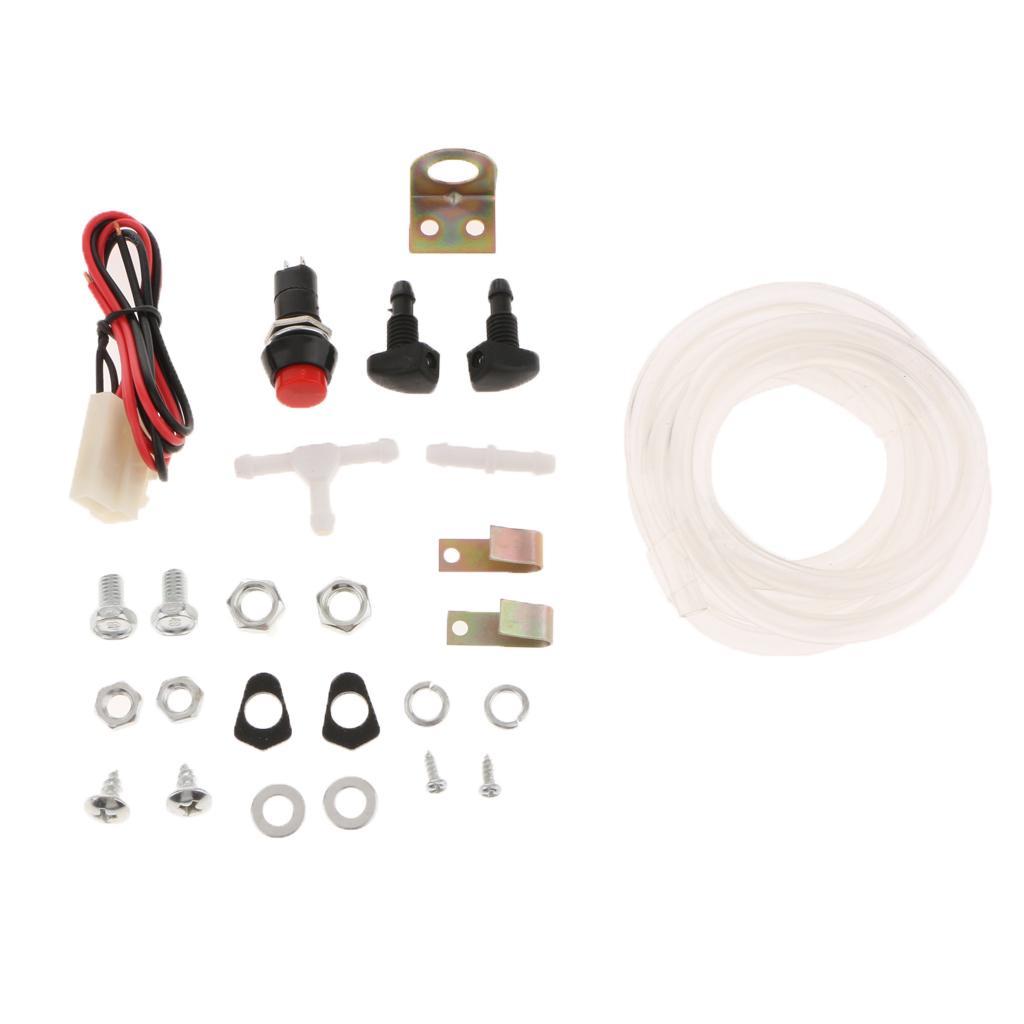1 Windshield Washer Reservoir Pump Bottle Kit Universal Windshield Wiper System Reservoir