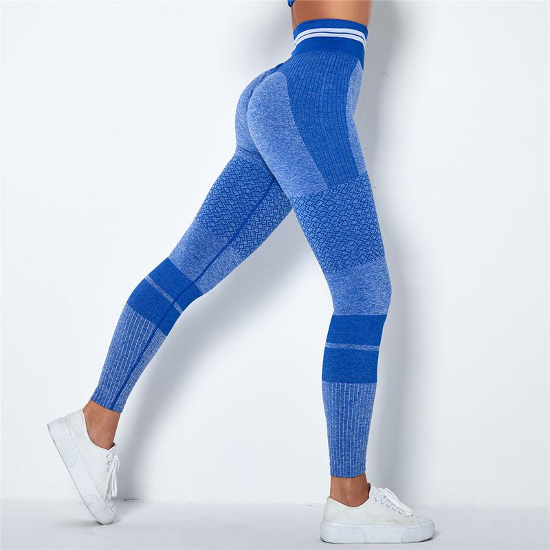 Cao Cấp Quần Legging Tập Yoga Năng Lượng Liền Mạch Quần Thể Thao Sọc Dệt Kim Tập Gym Quần Legging Nhanh Khô Chạy Quần Thoáng Khí Quần Leggin