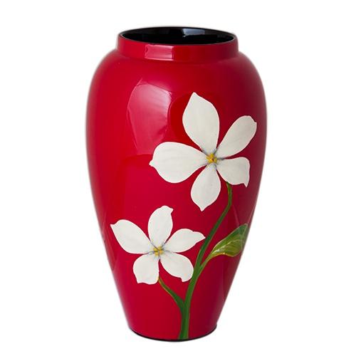 Bình lá lan Sơn Mài Cao Cấp Thanh Bình Lê size 17x10 cm Cắm Hoa, Trang Trí Kệ, Bàn Làm Việc, Quà Tặng