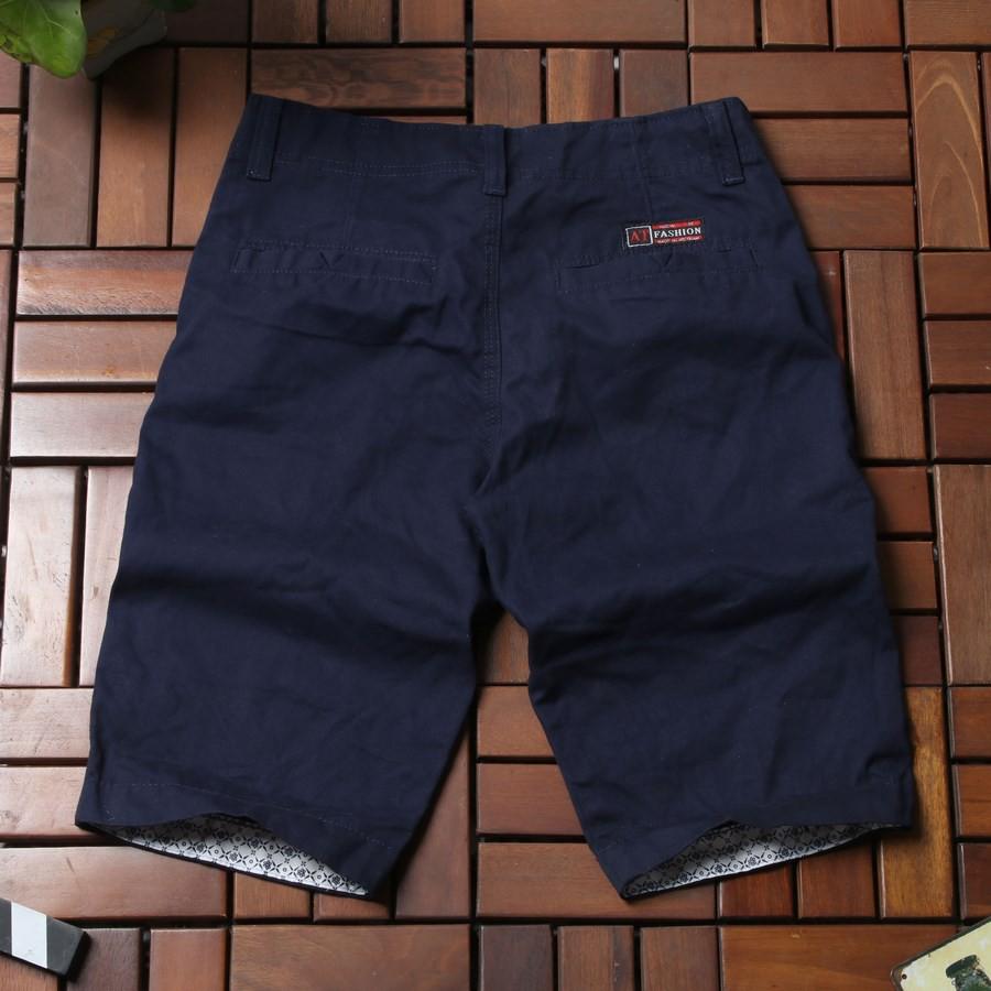 Quần short kaki nam xanh đen GN181 Gấu Nâu
