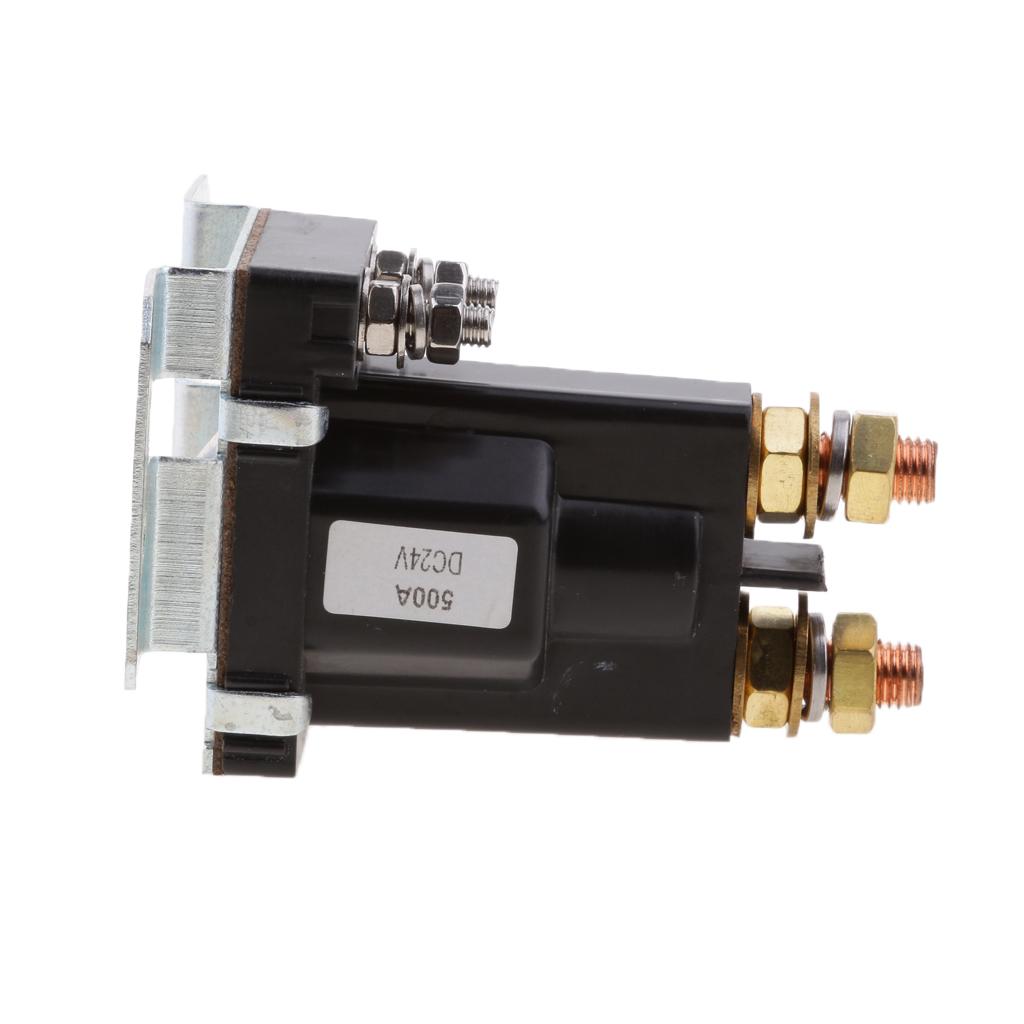 Dual Battery Isolator Relay Start On/Off 4 Pin 500A 24V For Car Power Switch