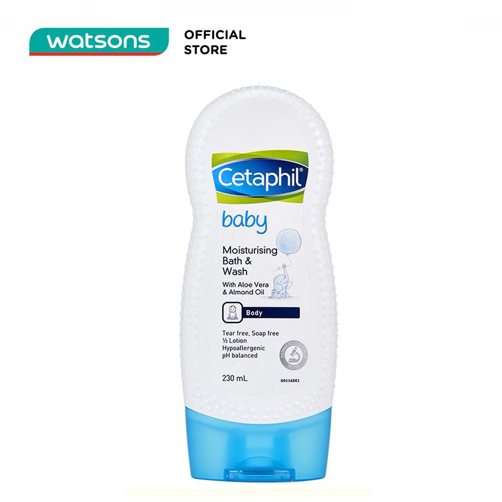 Sữa Tắm Trẻ Em Cetaphil Baby Moisturizing Bath & Wash Dưỡng Ẩm 230ml