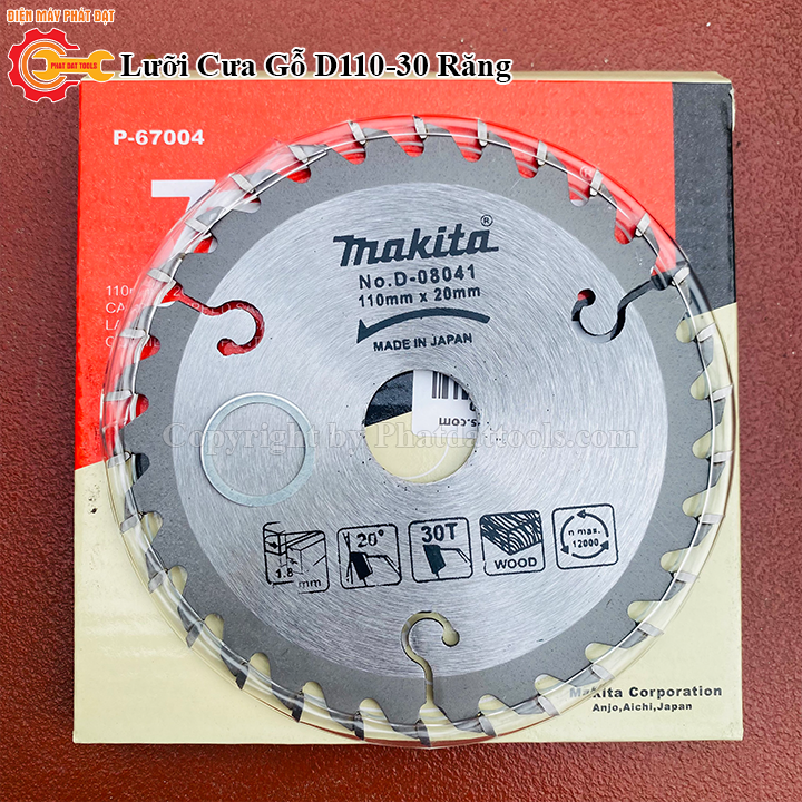 Lưỡi Cưa Gỗ 110 - 30 răng