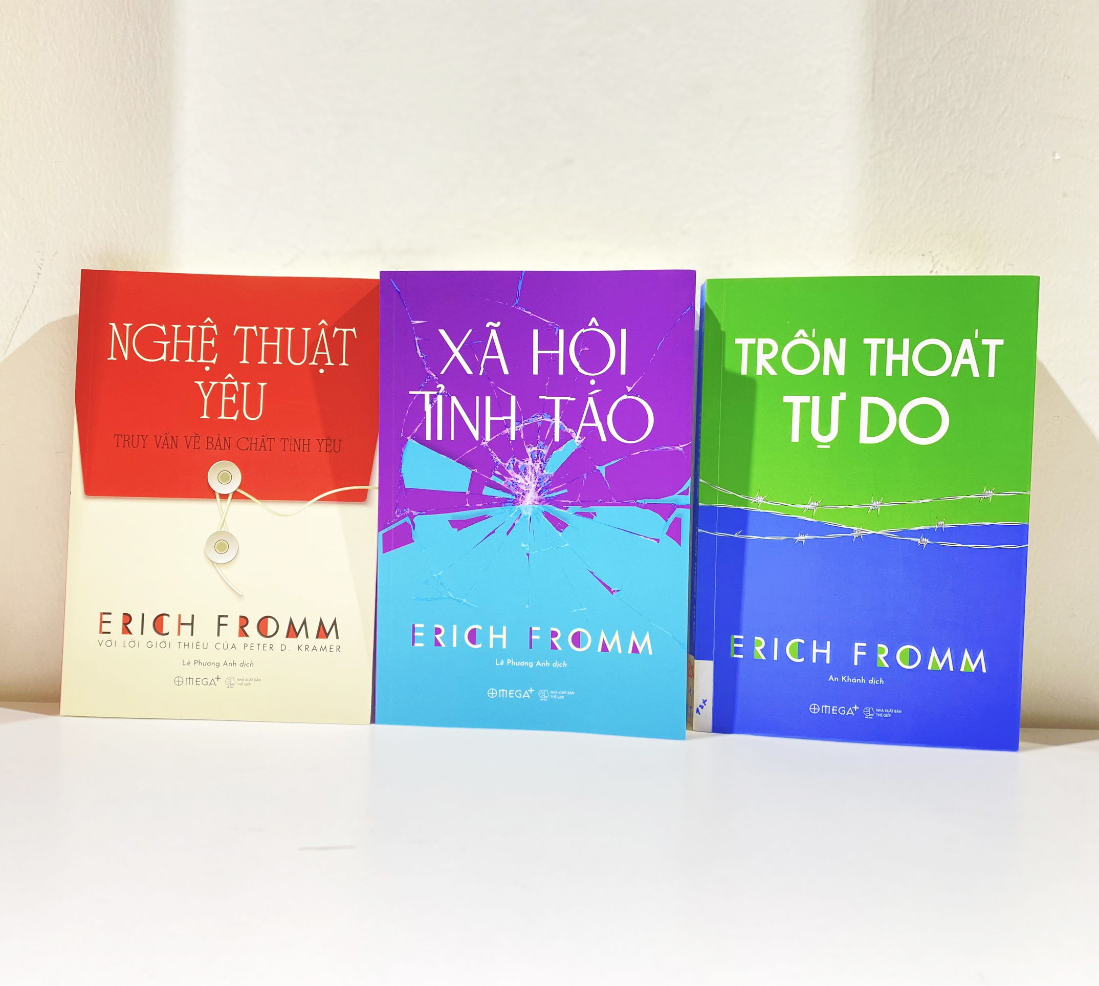 Combo Erich Fromm: Trốn Thoát Tự Do + Xã Hội Tỉnh Táo + Nghệ Thuật Yêu 