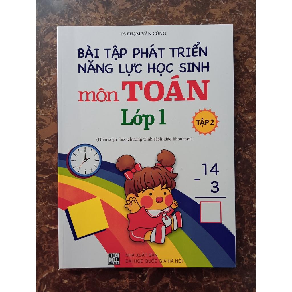 Sách - Combo Bài Tập Phát Triển Năng Lực Học Sinh Môn Toán Lớp 1
