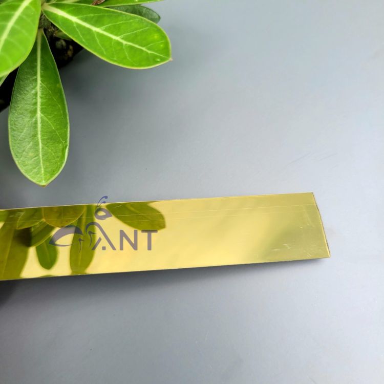 Lập là inox Vàng Gương, giá lẻ 1M, la cuộn inox, nẹp trang trí