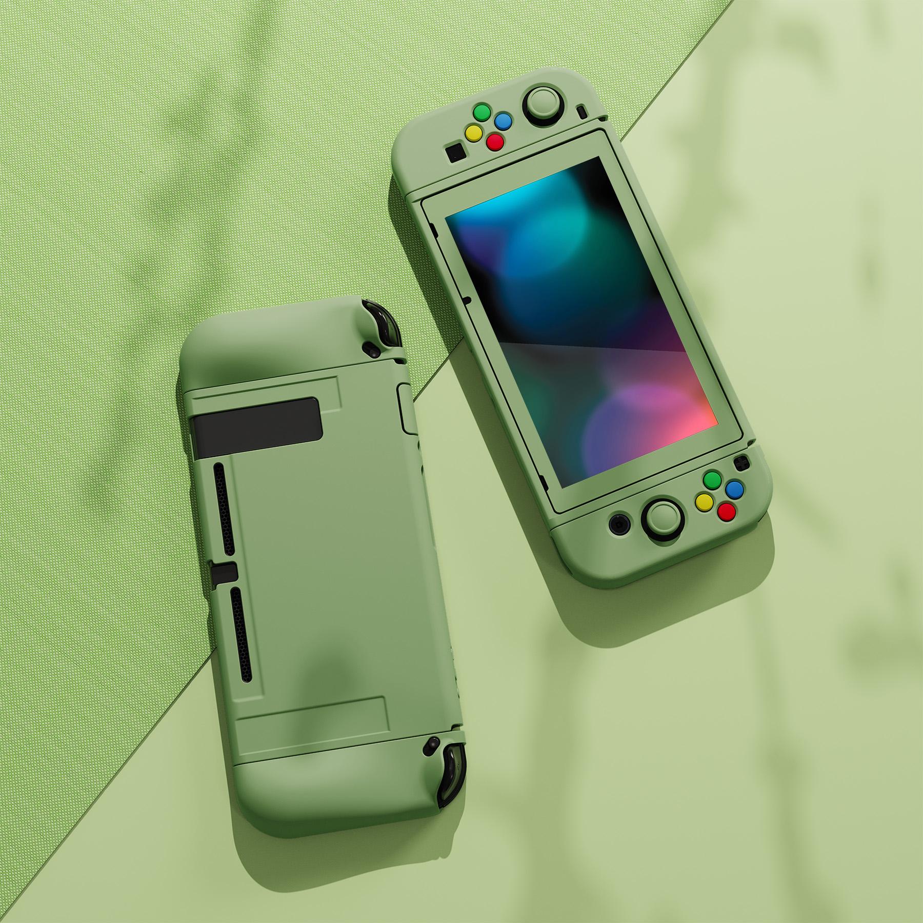 Ốp Lưng Mềm Bảo Vệ PlayVital ZealProtect Cho Phụ Kiện Nintendo Switch Có Kẹp Ngón Tay Cái