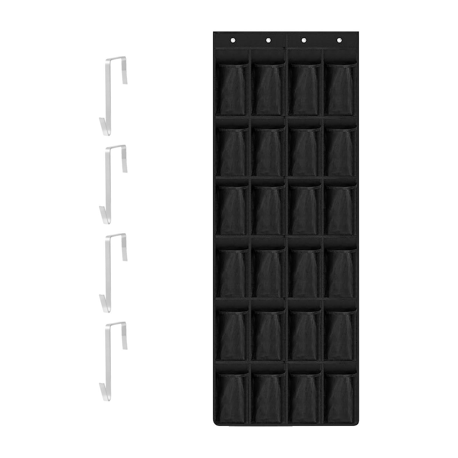 Large Pockets over The Door Shoe Organizer Multi Function Space Saver Shoe Hanger Shoe Rack Shoe Storage for Hats Bedroom Living Room Keys
