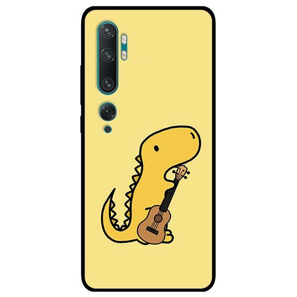 Ốp lưng dành cho Xiaomi Mi Note 10 / Mi Note 10 Pro - Khủng Long Vàng Đàn Ca