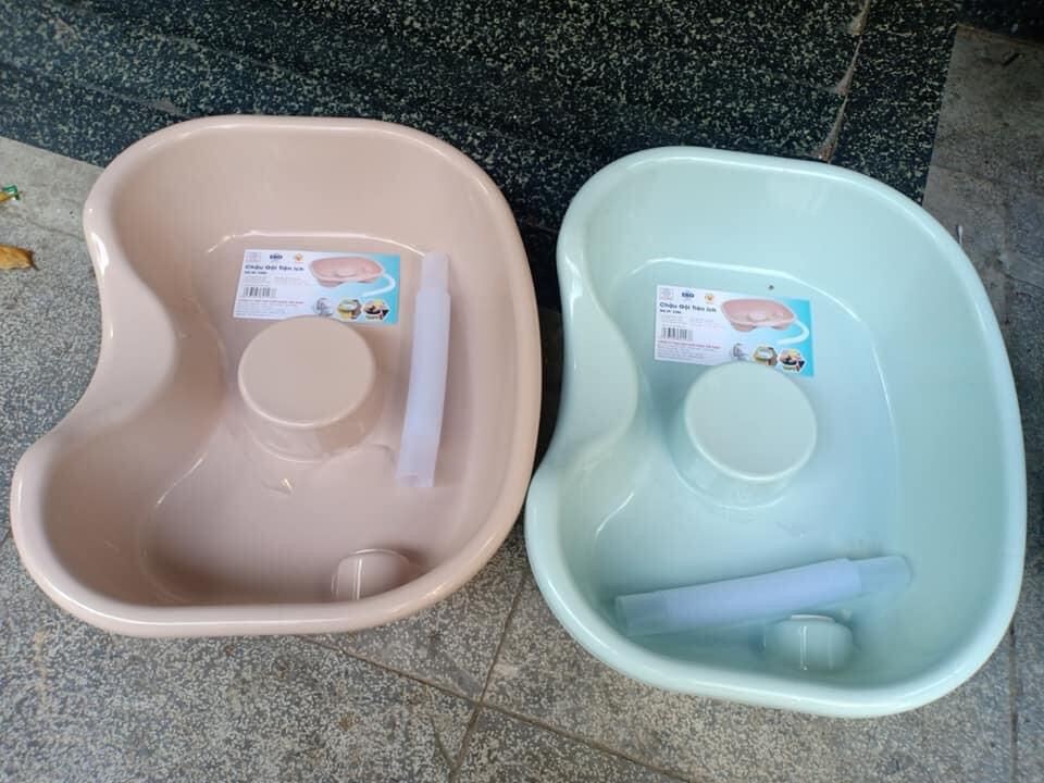 Chậu Gội Đầu Tại Giường Tại Nhà Cho Em Bé, Người Lớn Tuổi, Bệnh Nhân - Giao Màu Ngẫu Nhiên