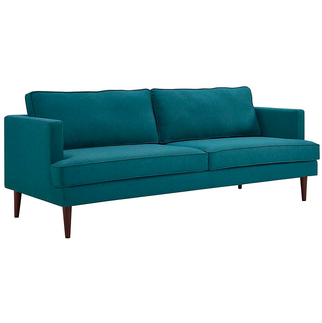Ghế sofa băng Teal bọc vải bố nỉ/nhung cho căn hộ chung cư