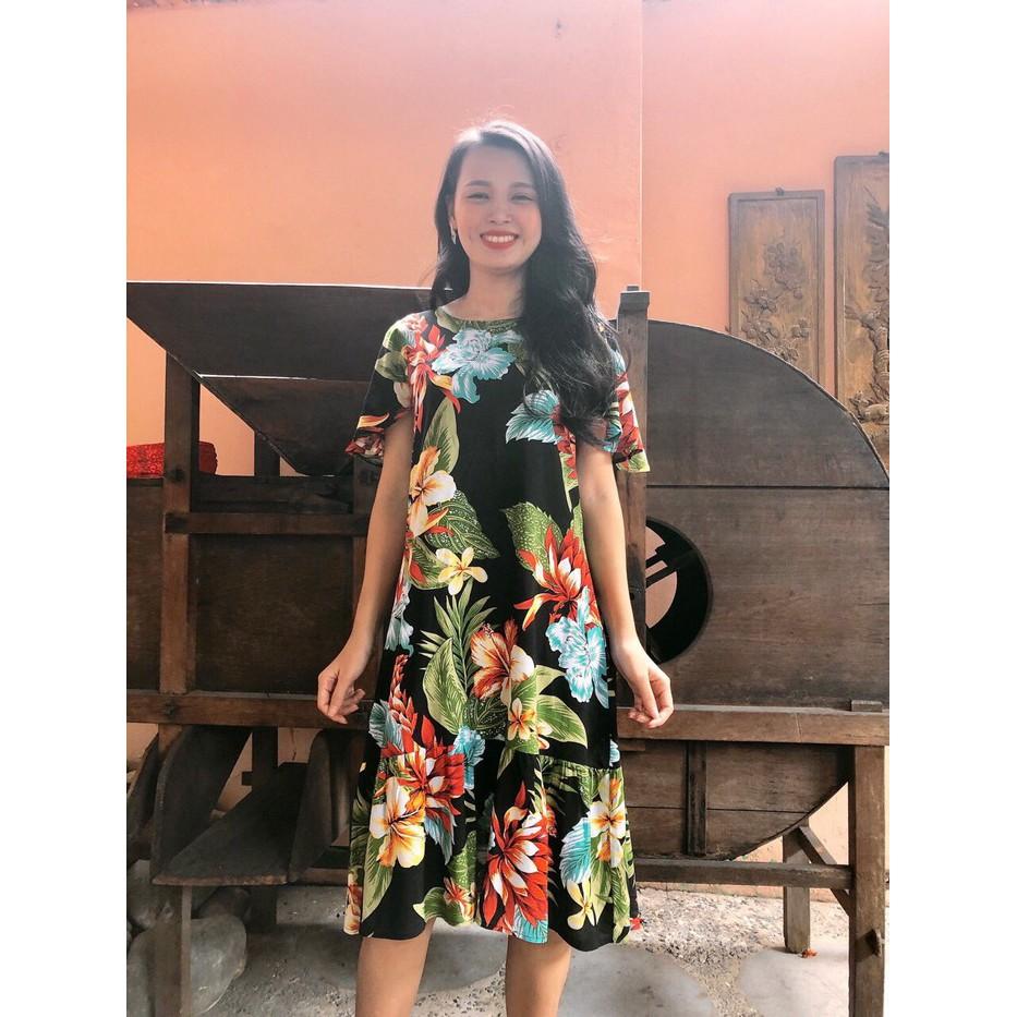Đầm suông bèo nhún