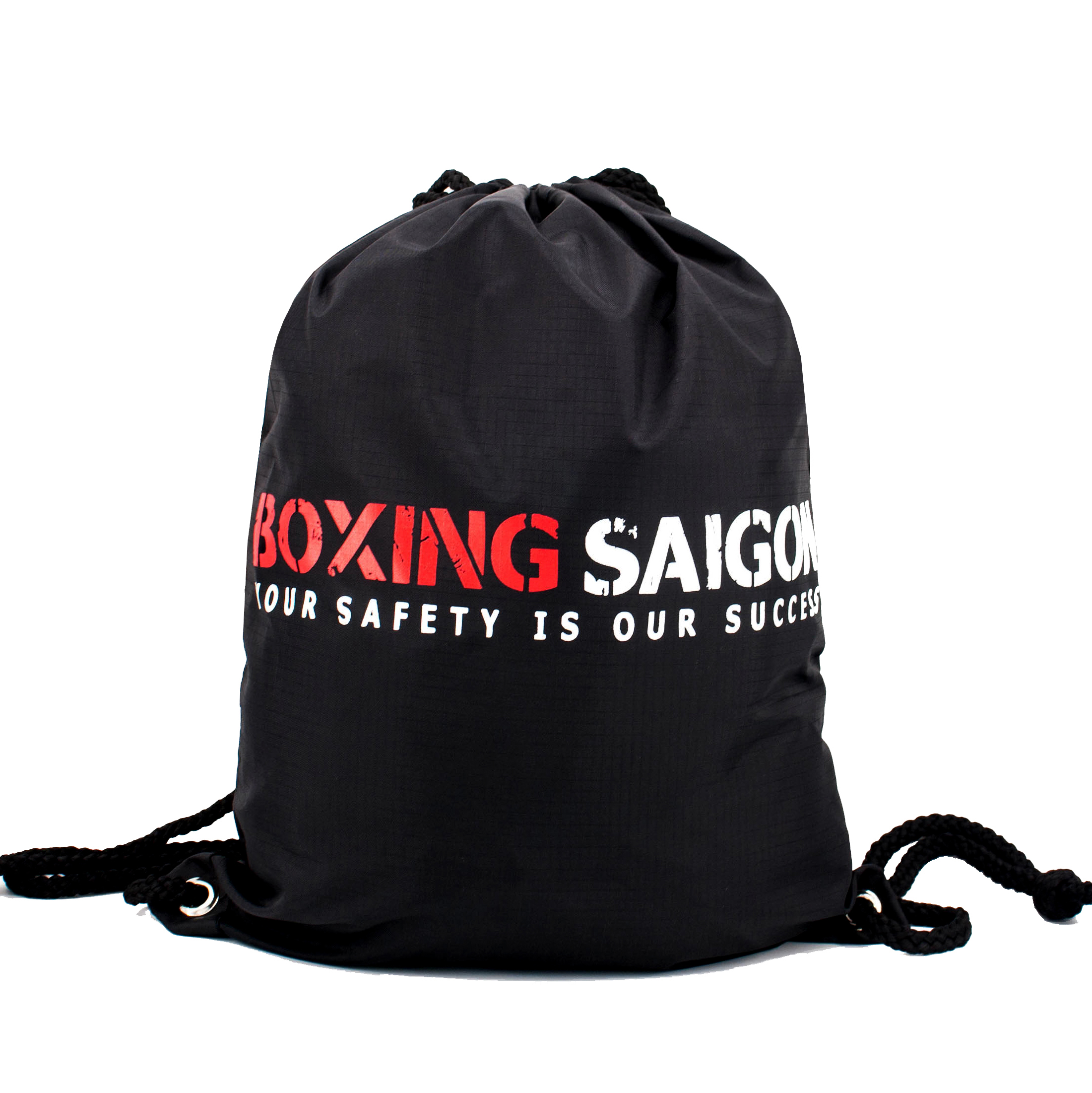 Combo Găng Tay Boxing Saigon + Băng Tay 4m5 (tặng túi rút) -  Đen đỏ
