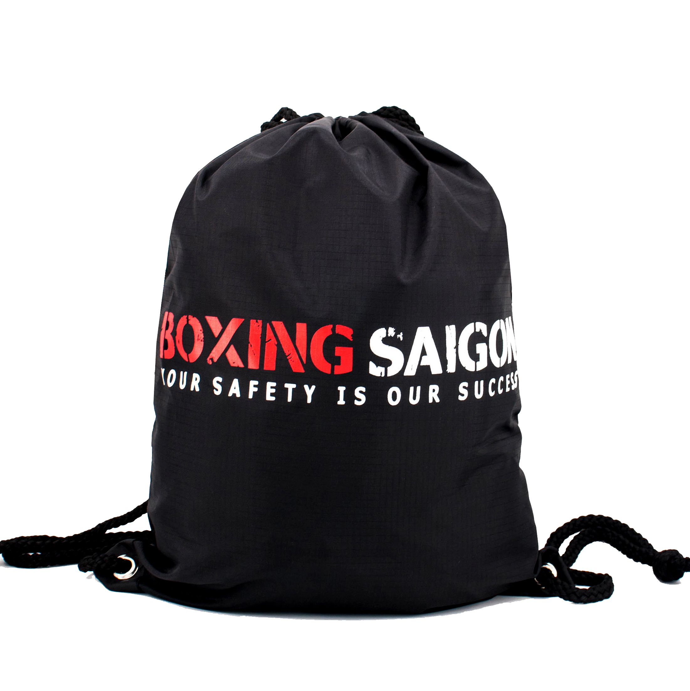 Combo Găng Tay Boxing Saigon + Băng Tay 4m5 (tặng túi rút) -  Trắng