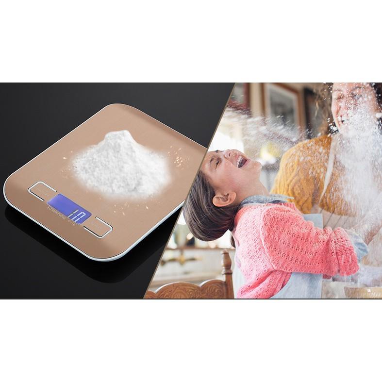 Cân điện tử thực phẩm chính xác mặt cân INOX