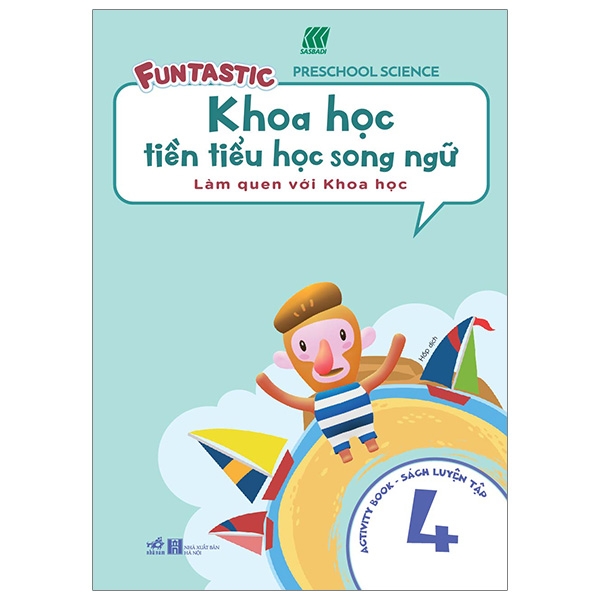 Bộ 6 cuốn sách Khoa học tiền tiểu học song ngữ - Sách luyện tập