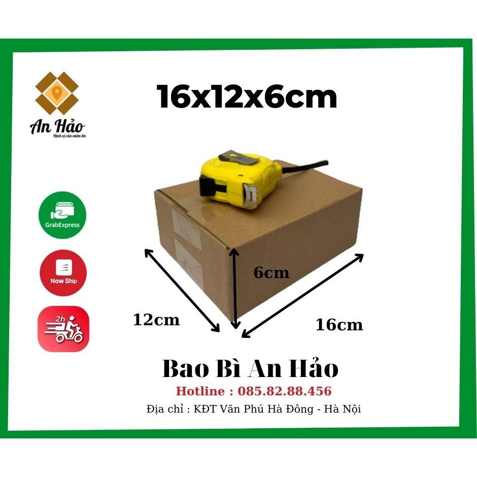 Bộ 40 HỘP 16X12X6 cm HỘP CARTON,THÙNG GIẤY AN HẢO 3 LỚP SIÊU CỨNG ĐÓNG GÓI HÀNG HÓA ĐA NĂNG