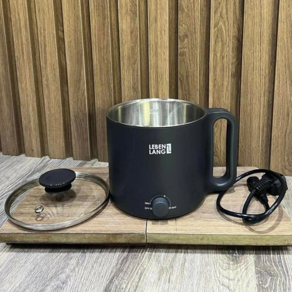 Nồi lẩu điện mini đa năng Lê Bên Làng LBEC0808S dung tích 1500ml - Hàng chính hãng