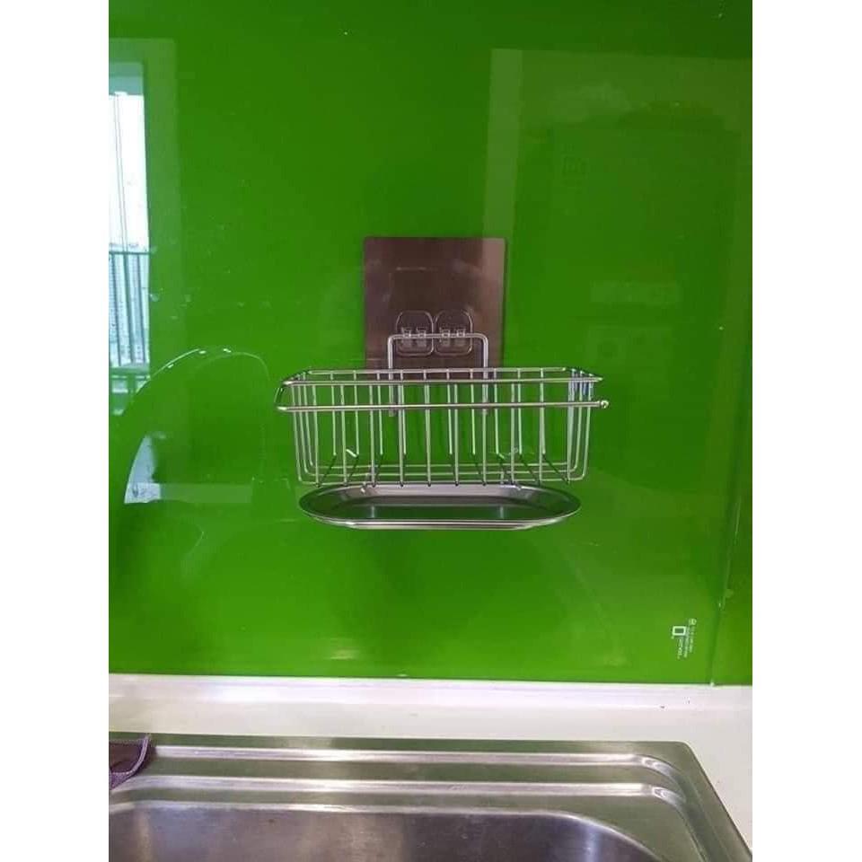 Giá Kệ Để Rẻ Rửa Bát Inox Có Khay Hứng Nước